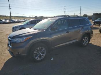  Salvage Toyota Highlander