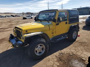  Salvage Jeep Wrangler