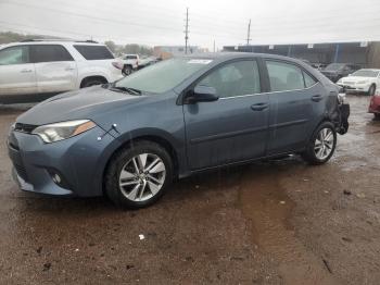  Salvage Toyota Corolla