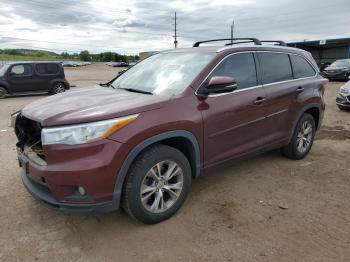  Salvage Toyota Highlander