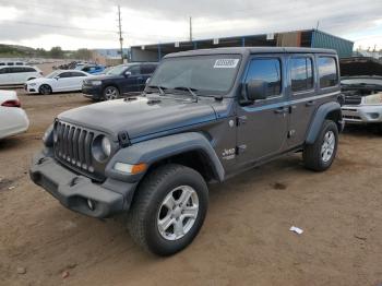  Salvage Jeep Wrangler
