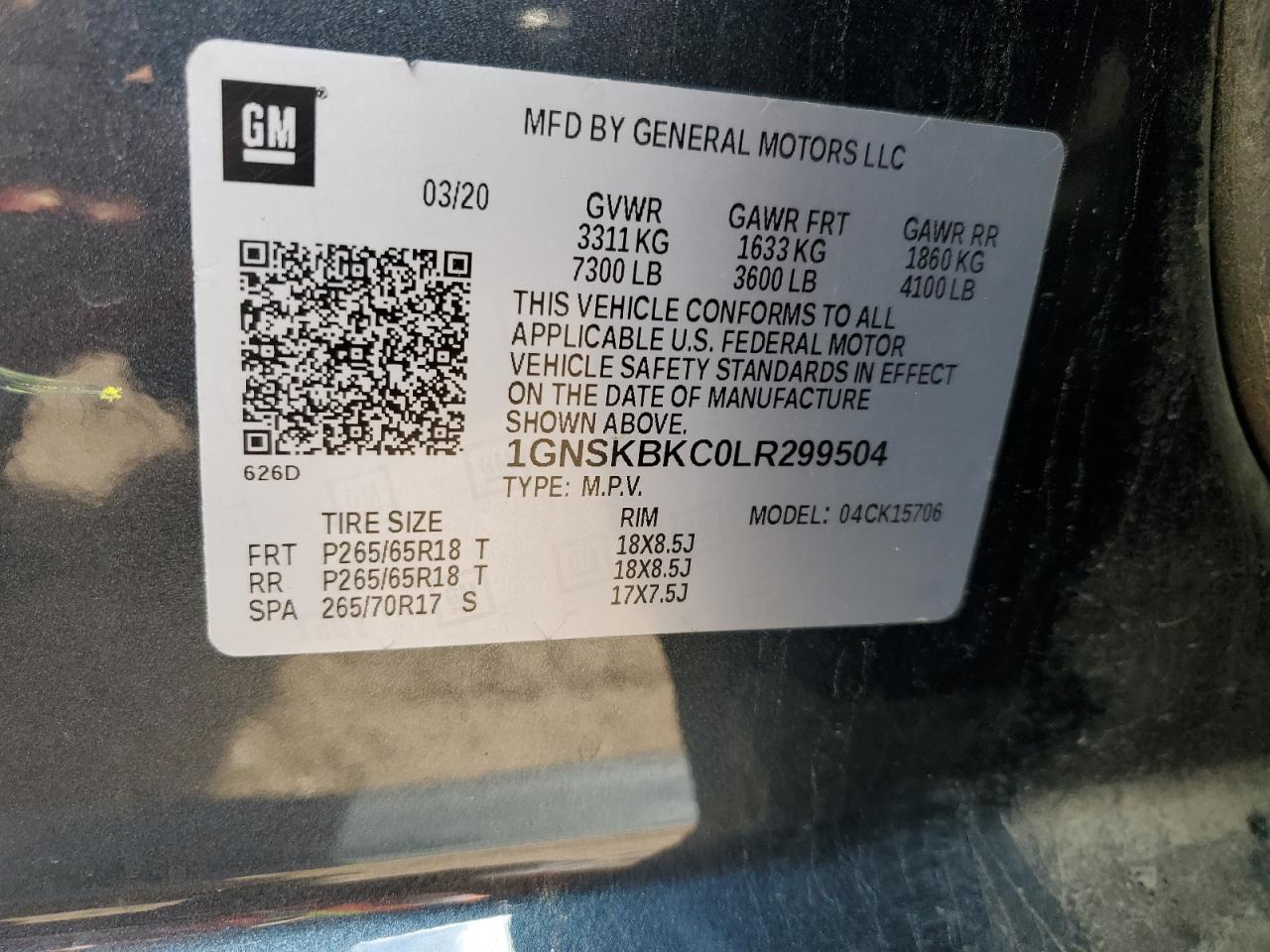 Chevrolet Tahoe K1500 Lt Image 8