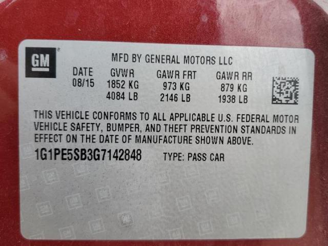 Chevrolet Cruze Lt Image 7