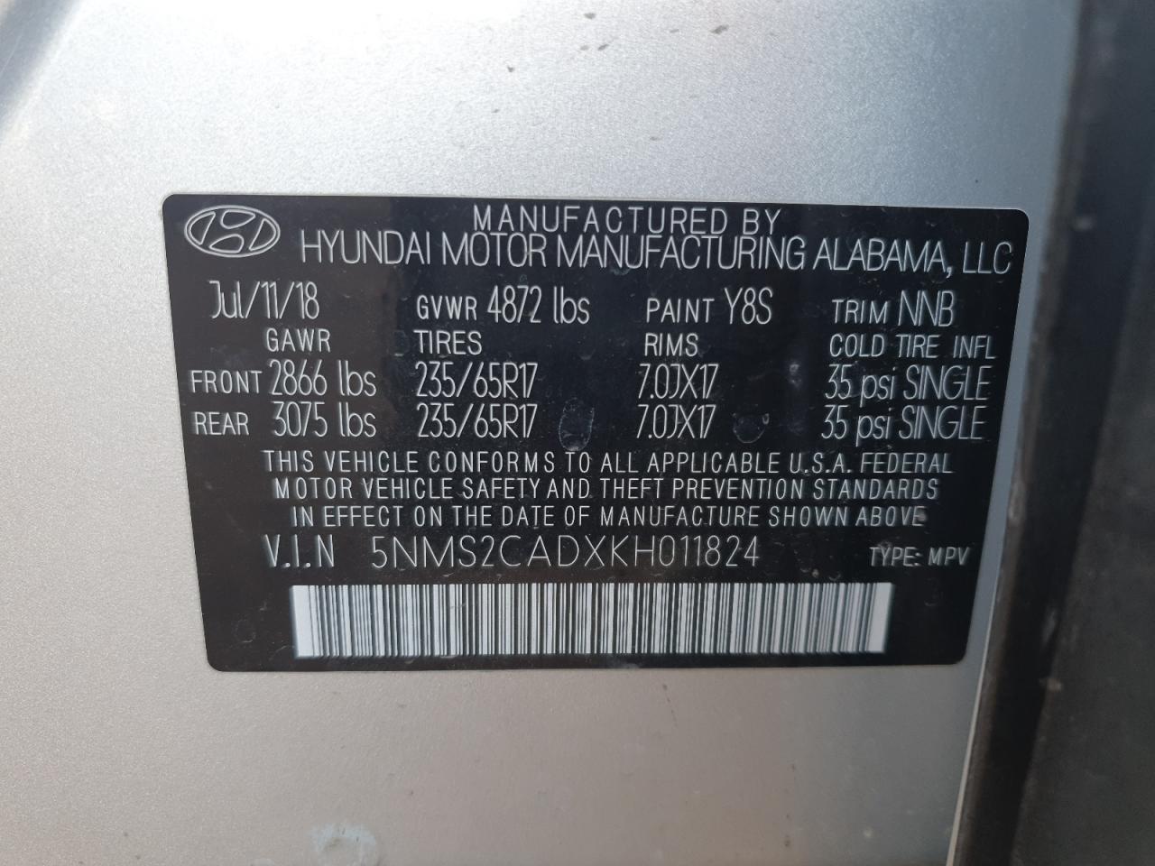 Hyundai SANTA FE Se Image 10