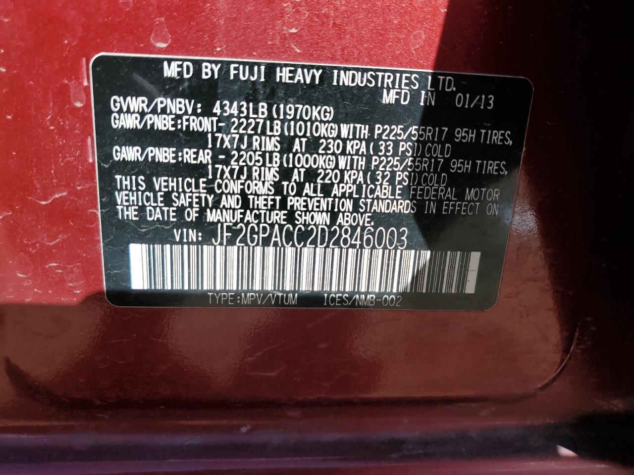 Subaru Xv 2.0 Premium Image 10