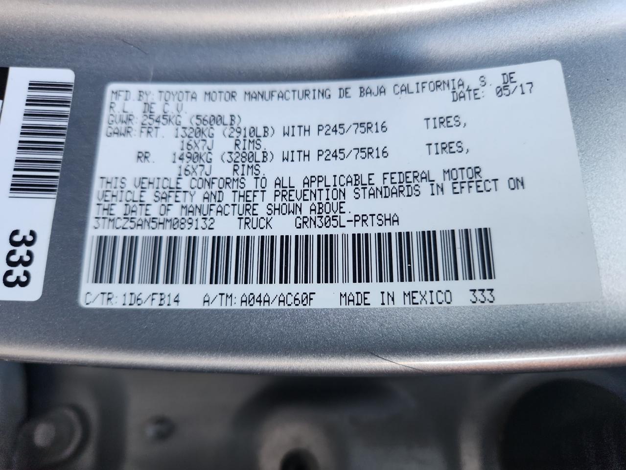 Toyota Tacoma Double Cab Image 2