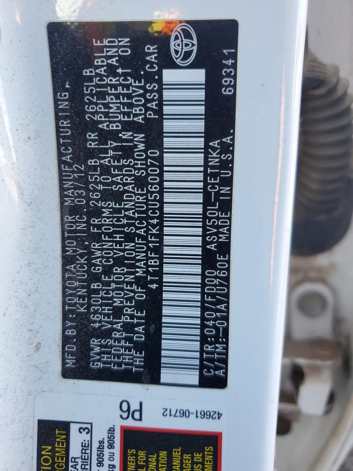 Toyota Camry Base Image 9