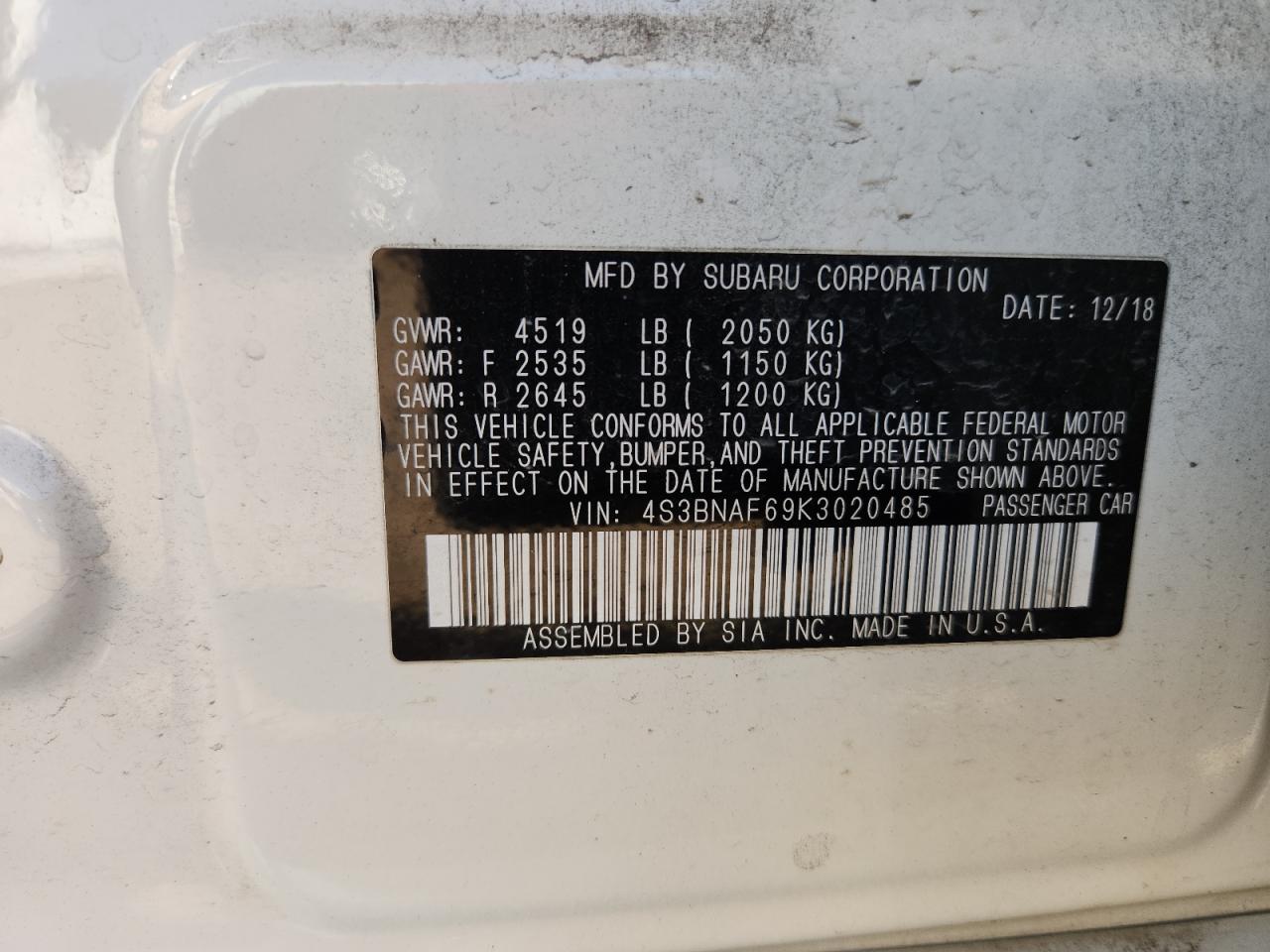 Subaru Legacy 2.5i Premium Image 7