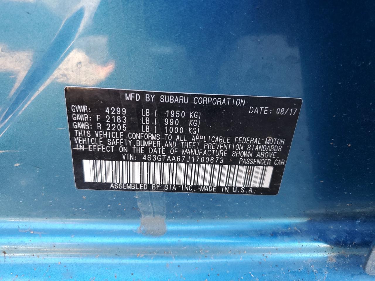 Subaru Impreza Image 11