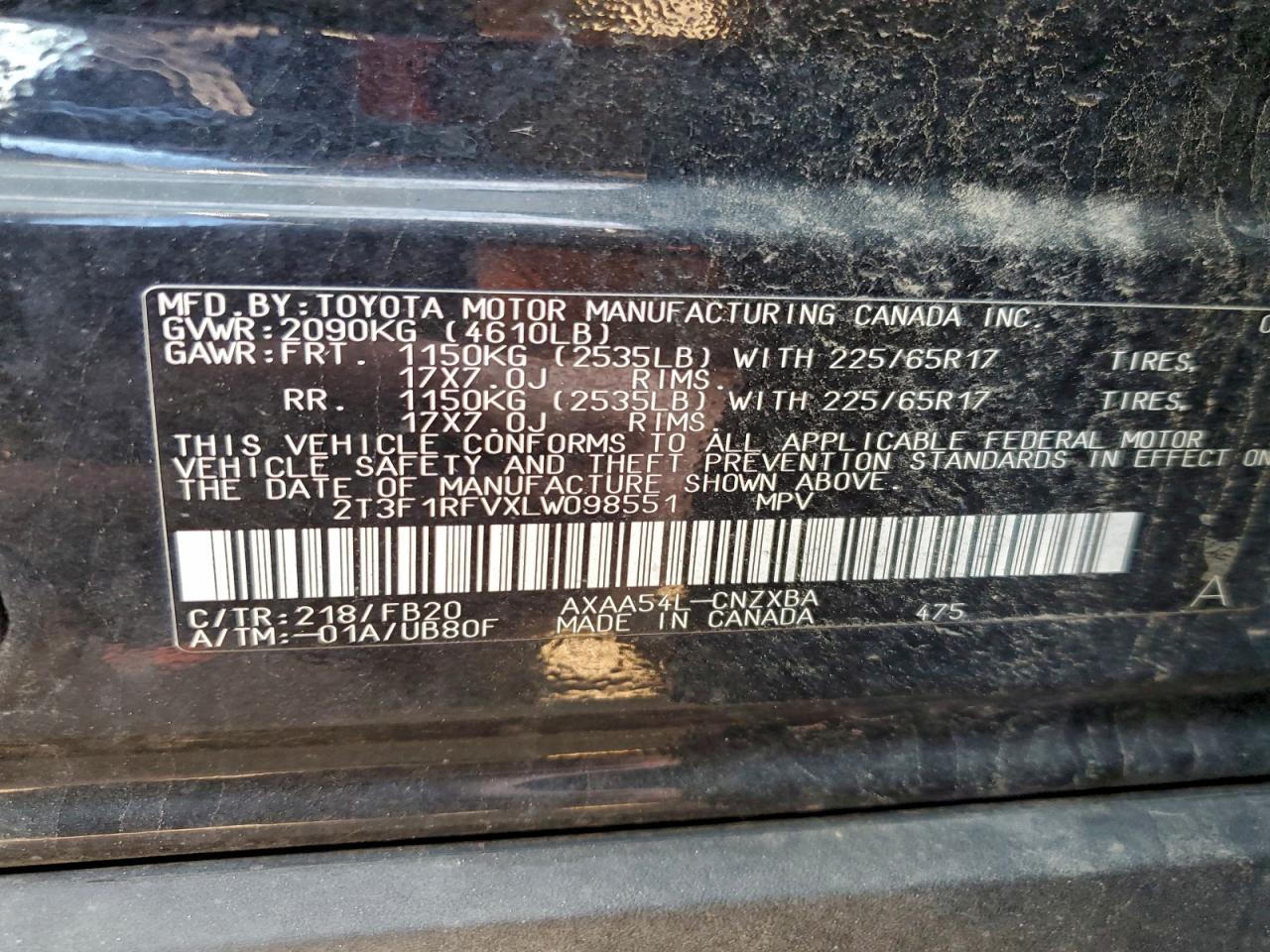 Toyota RAV4 Le Image 12