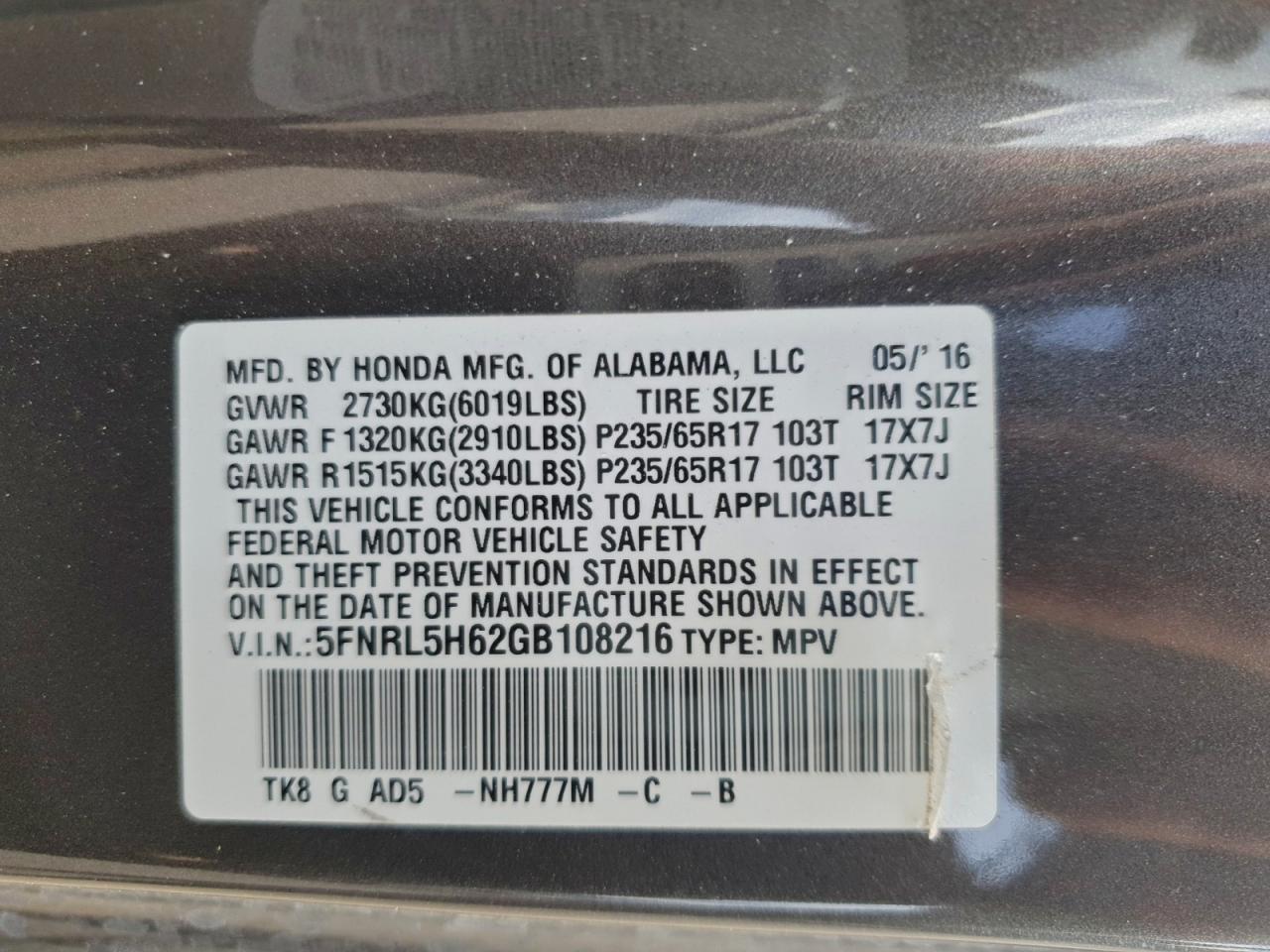 Honda Odyssey Exl Image 11