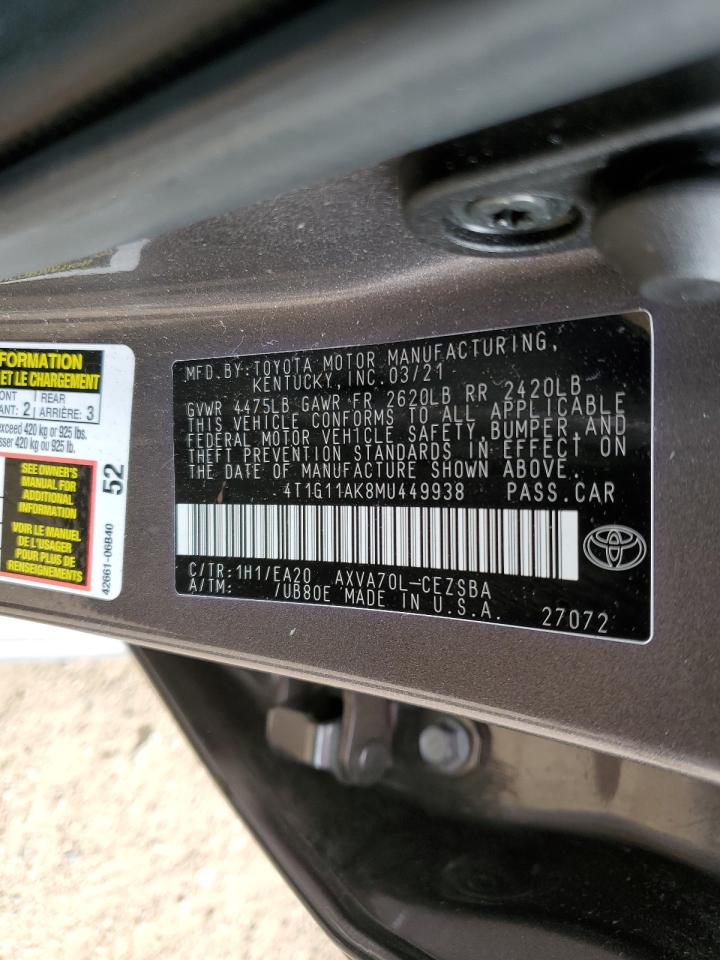 Toyota Camry Se Image 9