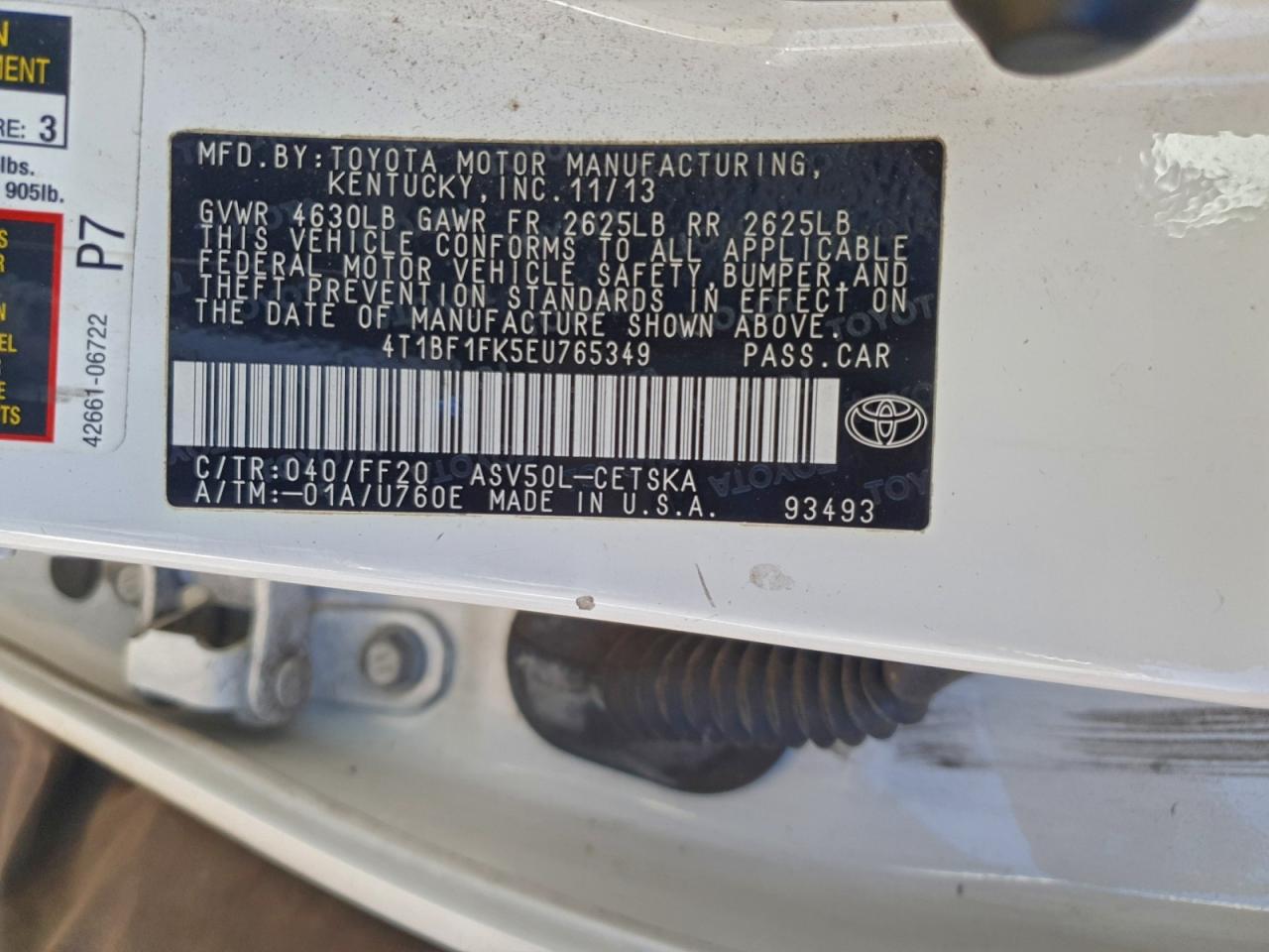 Toyota Camry L Image 6