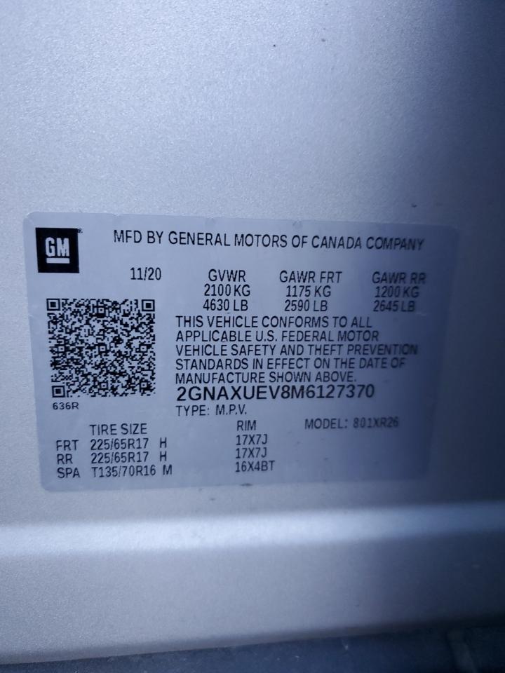 Chevrolet Equinox Lt Image 8