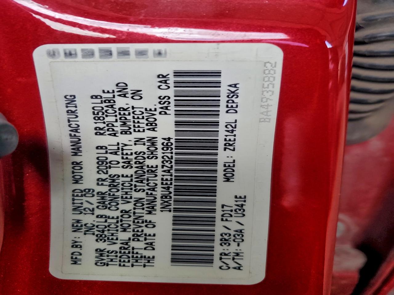 Toyota Corolla Base Image 11