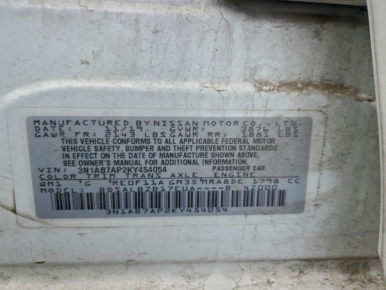 Nissan Sentra S Image 10