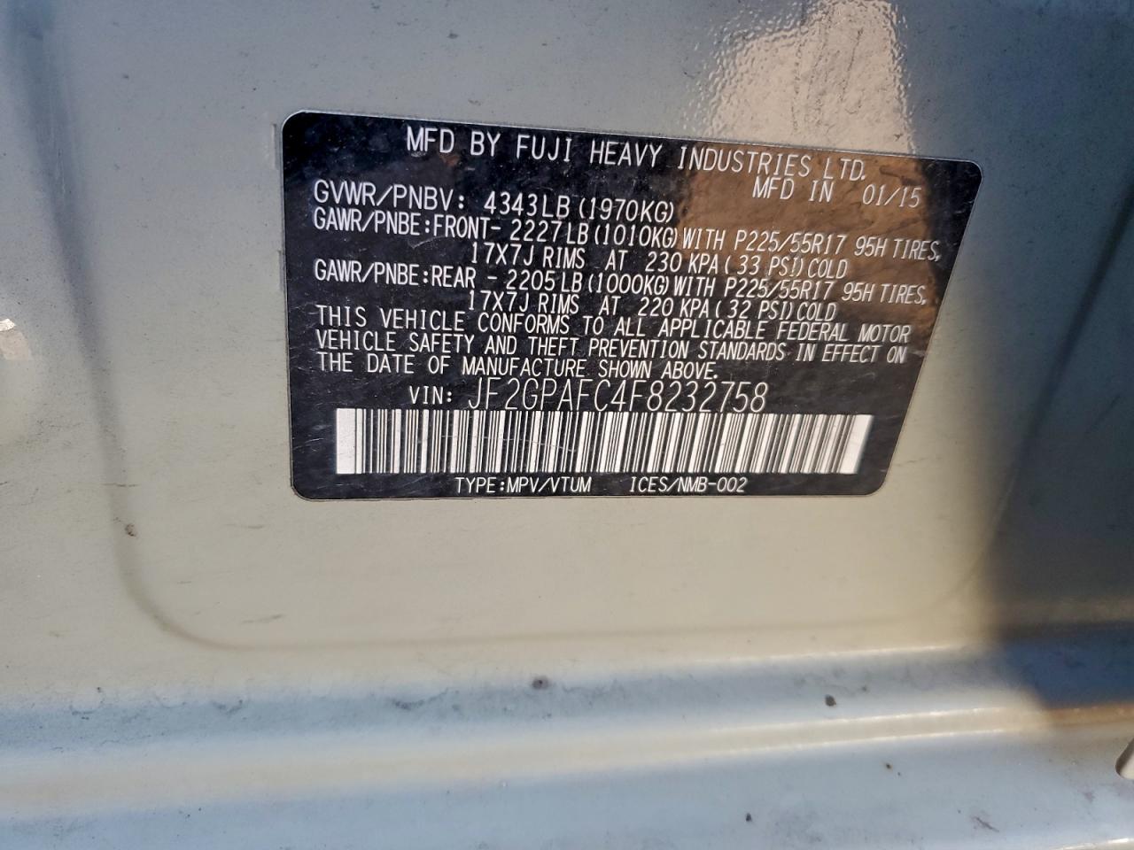 Subaru Xv 2.0 Premium Image 10