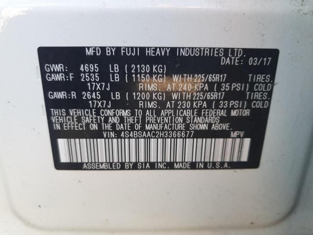 Subaru Outback 2.5i Image 8