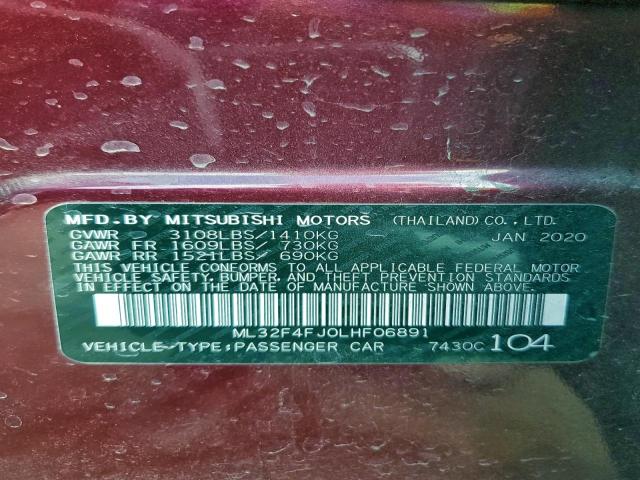 Mitsubishi Mirage G4 Se Image 8