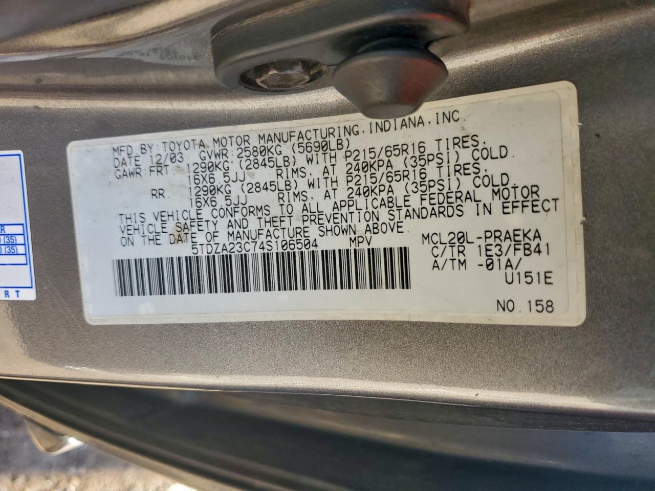 Toyota Sienna Ce Image 8